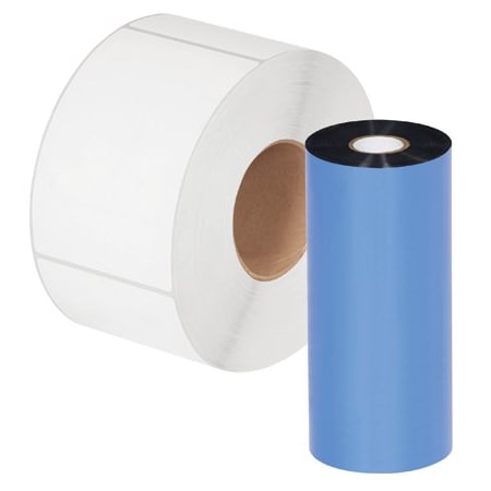 Bsc Preferred 6.50'' x 1476' Black Zebra Thermal Transfer Ribbons - Wax, 12PK BUY00015151